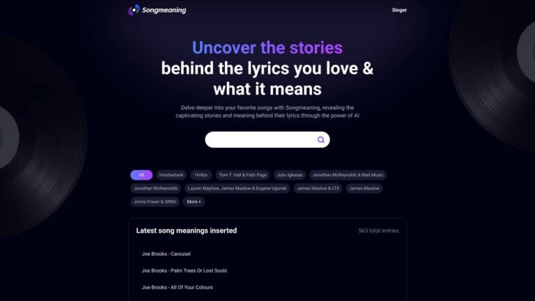 Powerful Songmeaning AI Tool Review