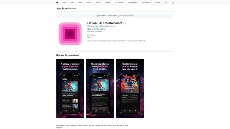 Advanced Fiction AI Tool Review