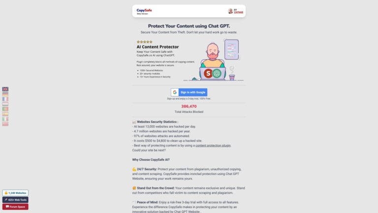 New Copysafe AI AI Tool Review
