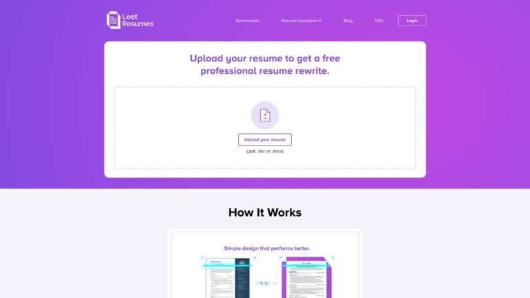Smart Leet Resumes AI Tool Review