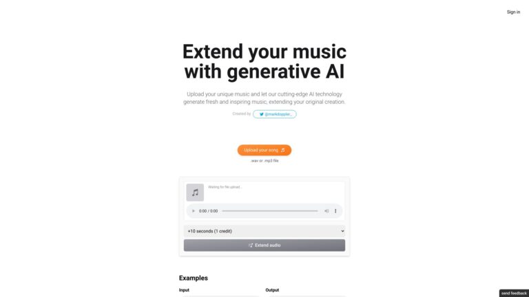 Innovative Extendmusic.ai AI Tool Review