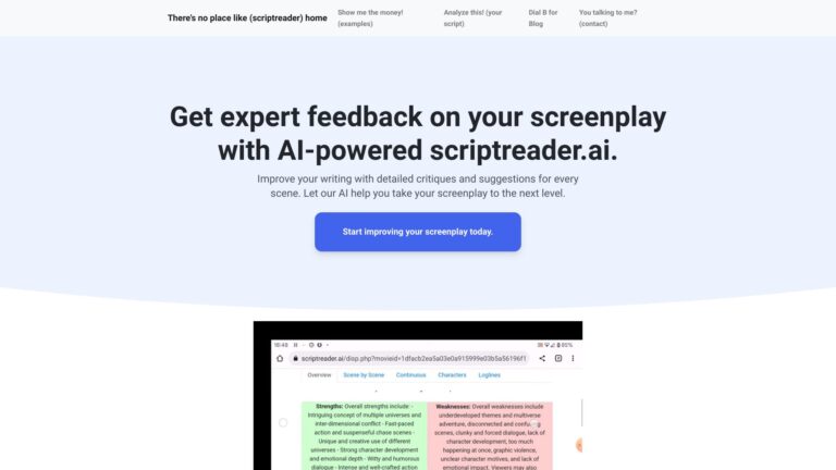 Trending Scriptreader.ai AI Tool Review