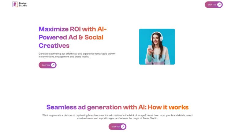 Free Posterstudio AI Tool Review