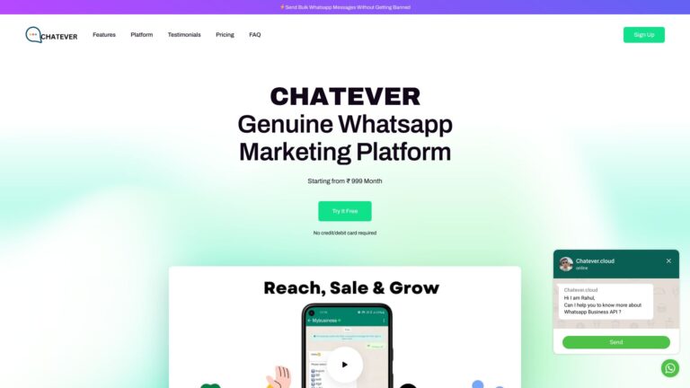 Innovative Chatever AI Tool Review