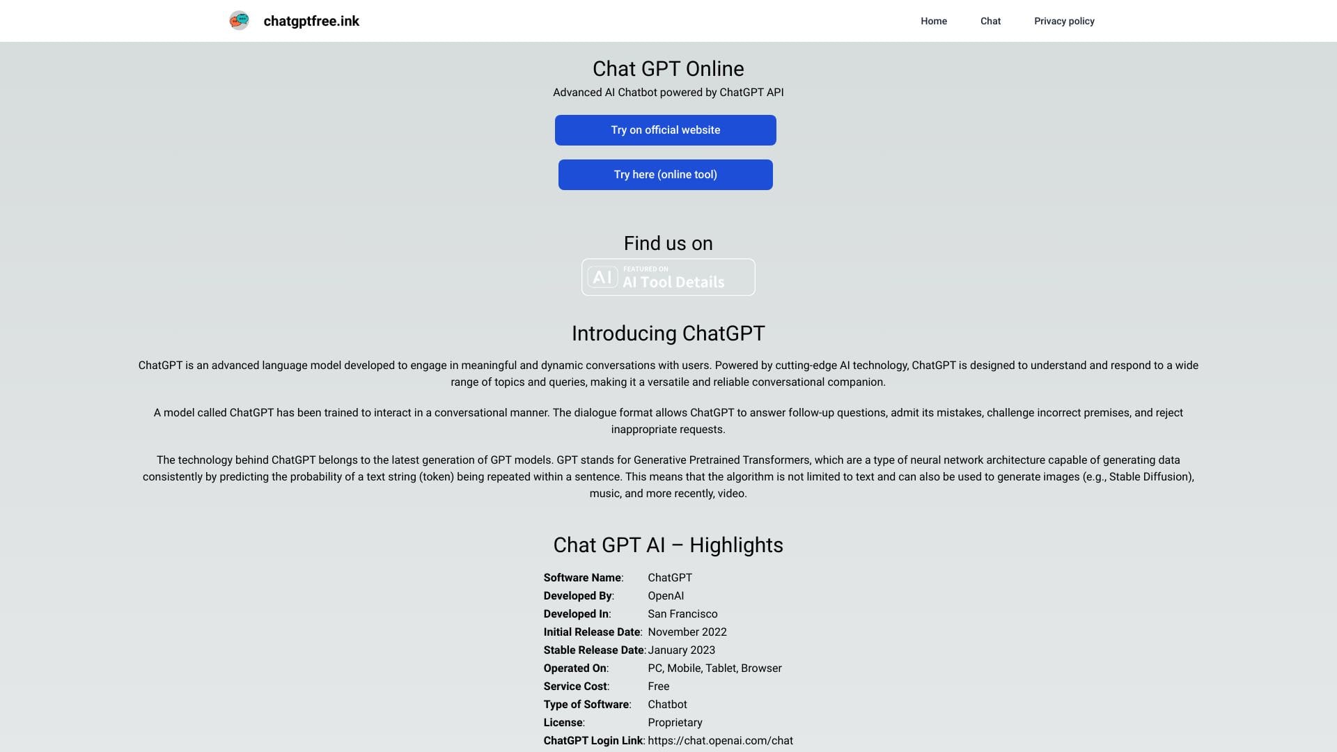 Chatgptfree.ink logo
