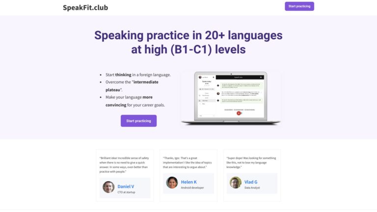 Popular Speakfit AI Tool Review