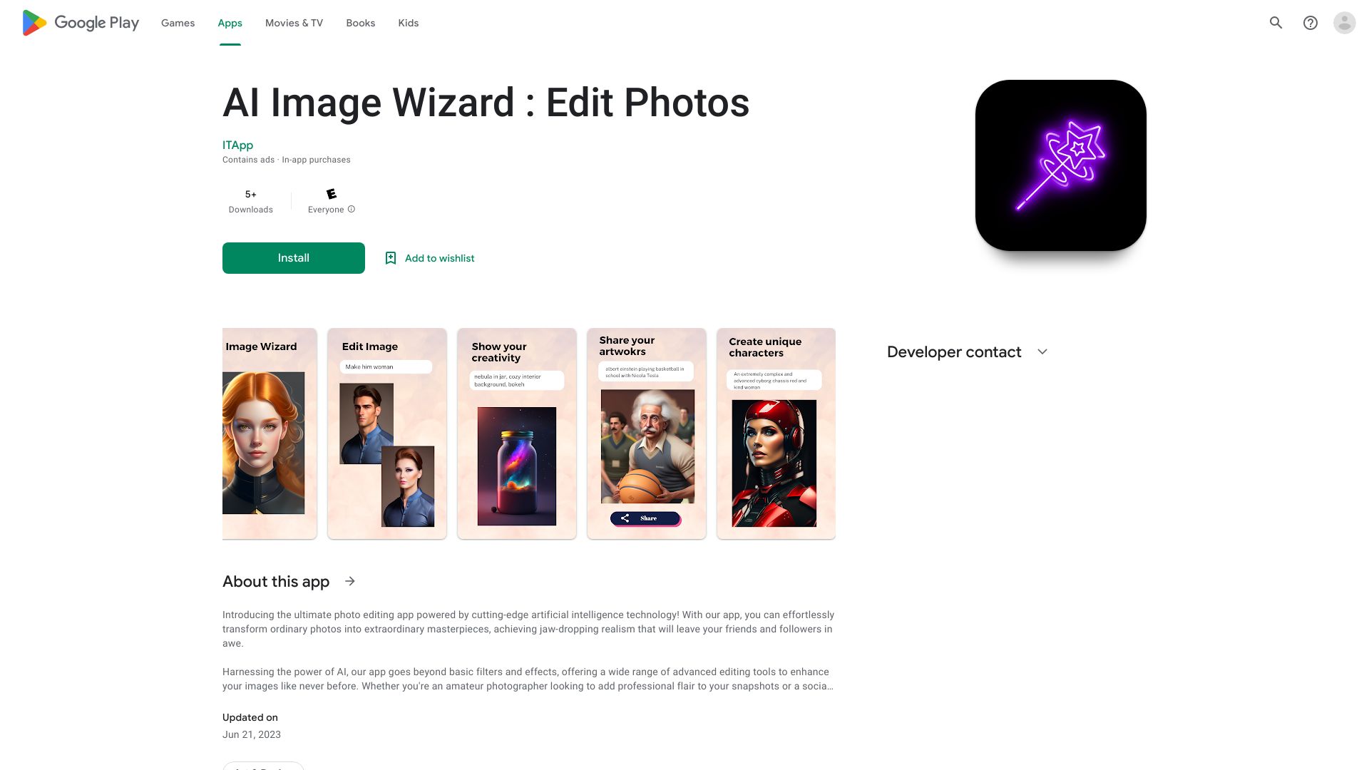 AI Image Wizard logo