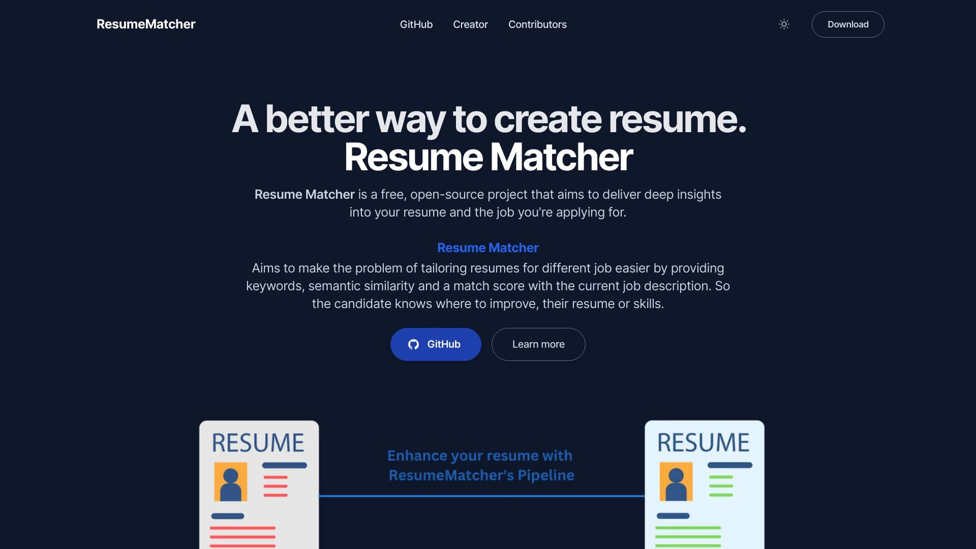 Resume Matcher logo