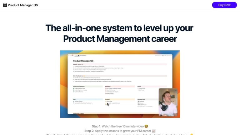 Free Product Manager Os AI Tool Review