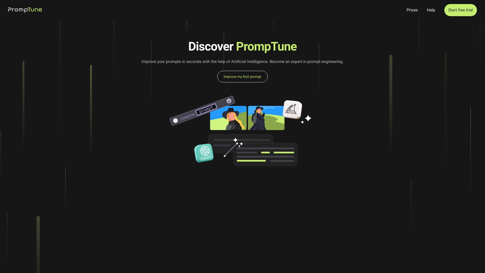 PrompTune logo