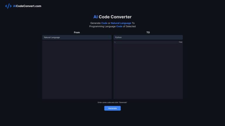 Popular AIcodeconvert AI Tool Review