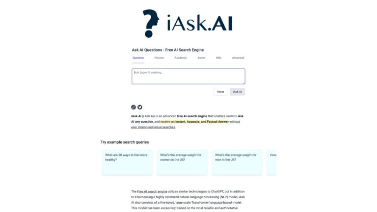 Top Iask.ai AI Tool Review