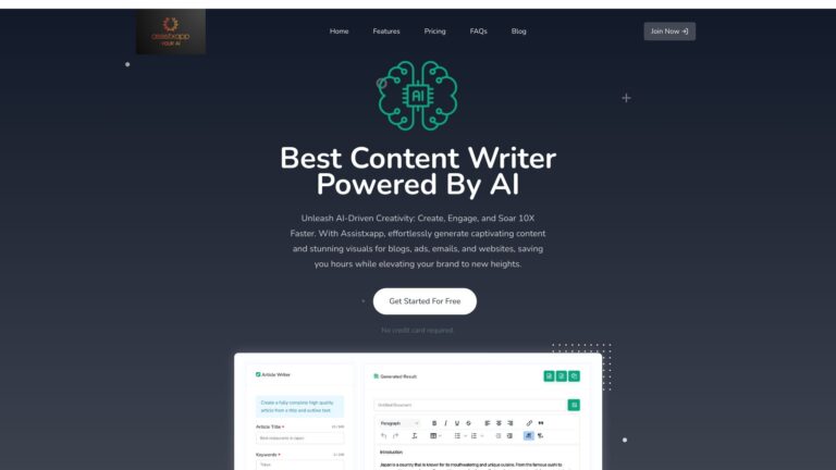 Best AI Content Writer AI Tool Review