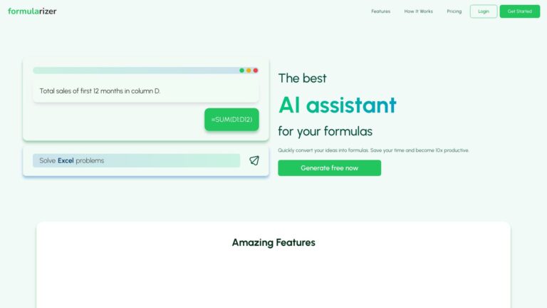 Top Formularizer AI Tool Review