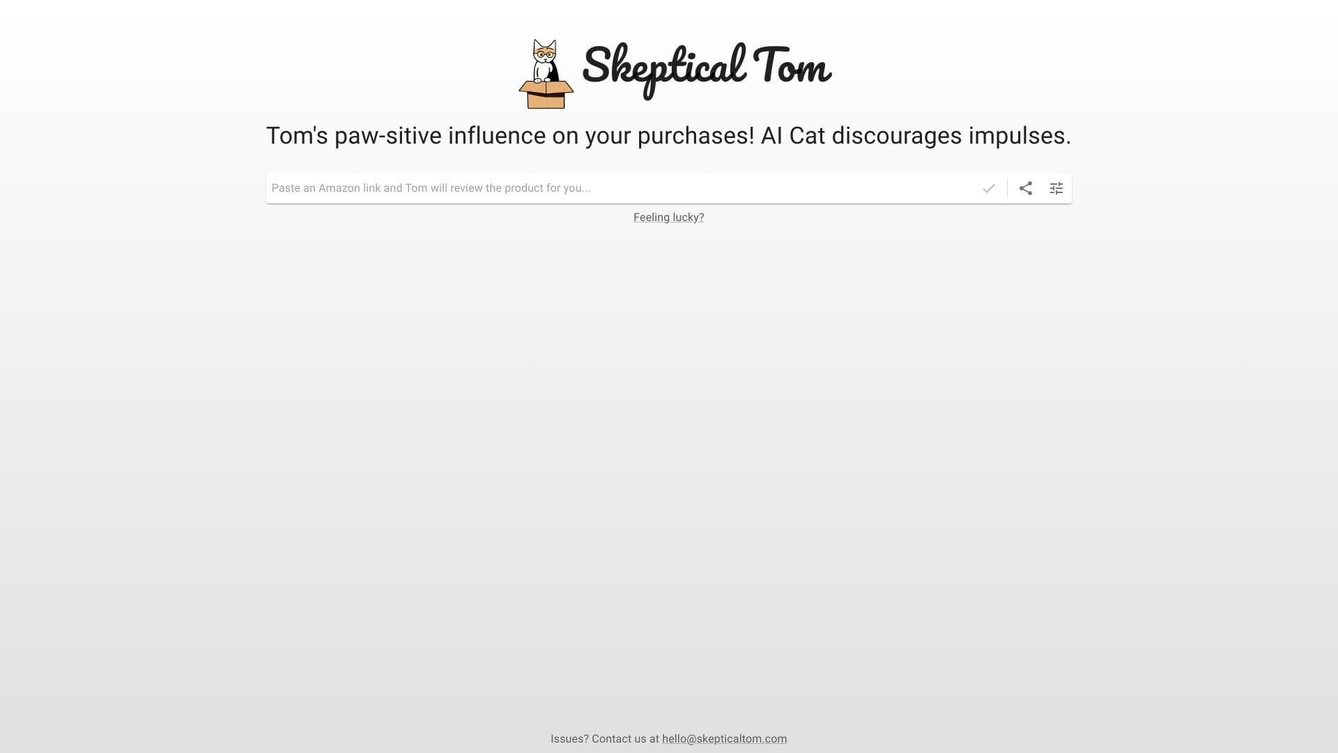 Skeptical Tom logo