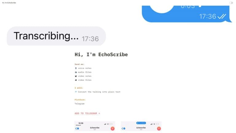 Free Echoscribe AI Tool Review
