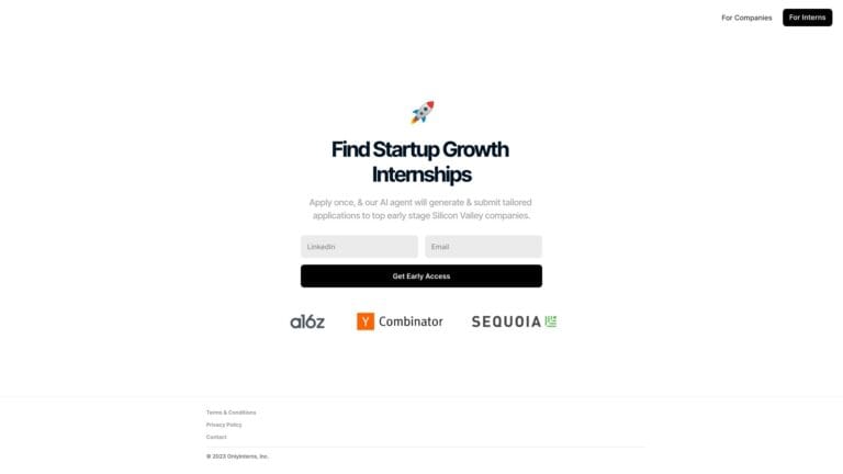 Trending Onlyinterns AI Tool Review