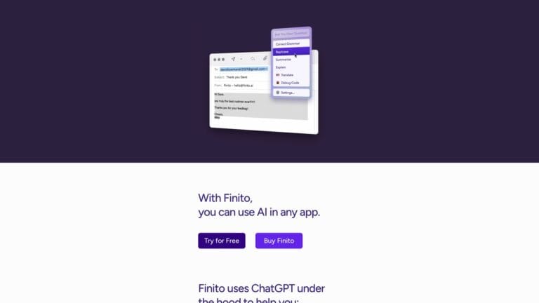 Top Finito AI AI Tool Review