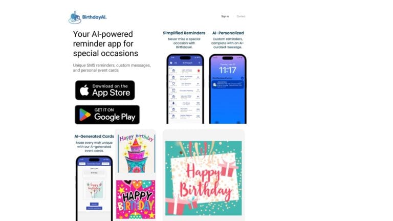 Powerful Birthdayai AI Tool Review