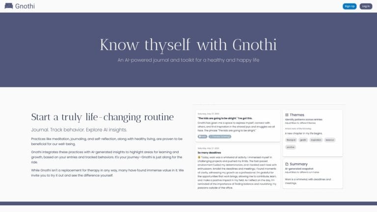 Trending Gnothi AI Tool Review