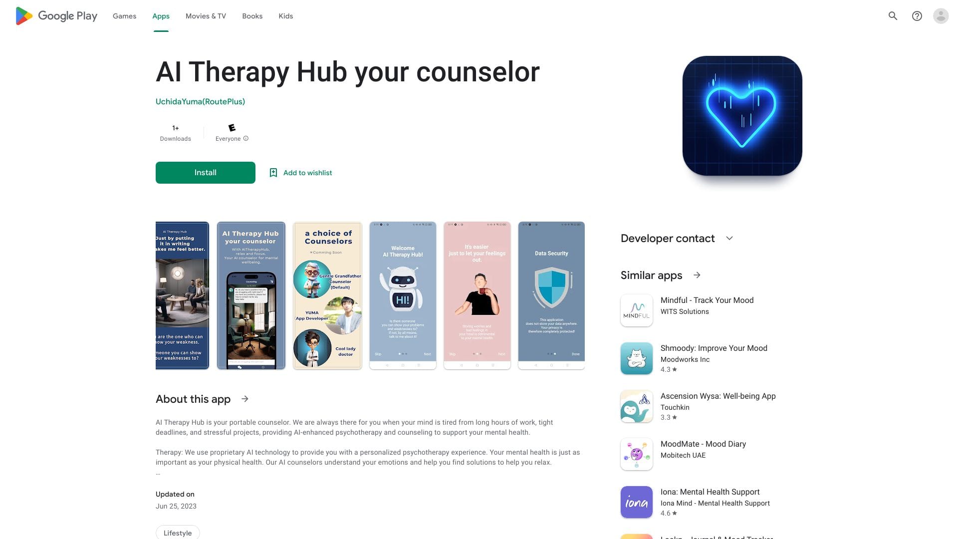 AITherapyHub logo