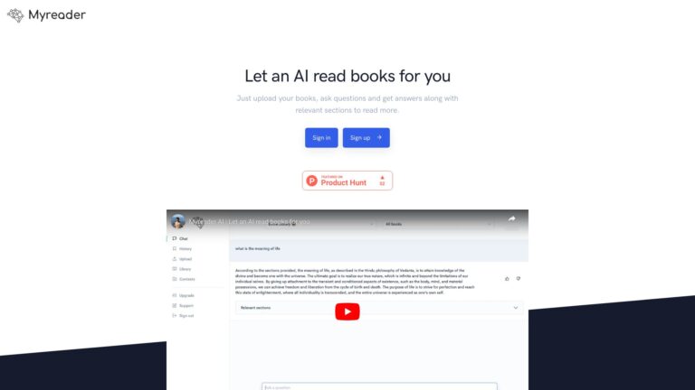 Advanced Myreader AI AI Tool Review