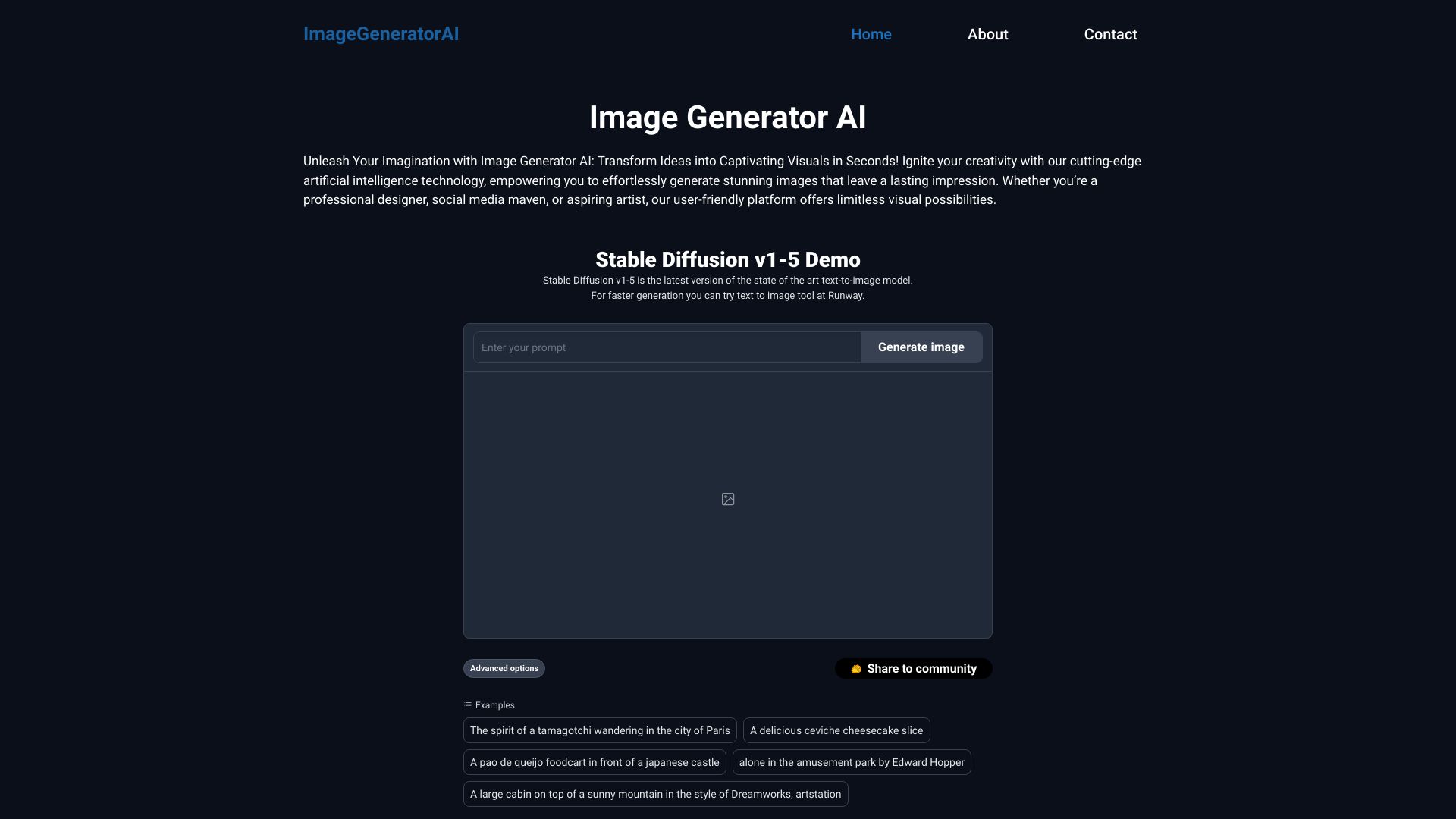 ImageGeneratorAI logo