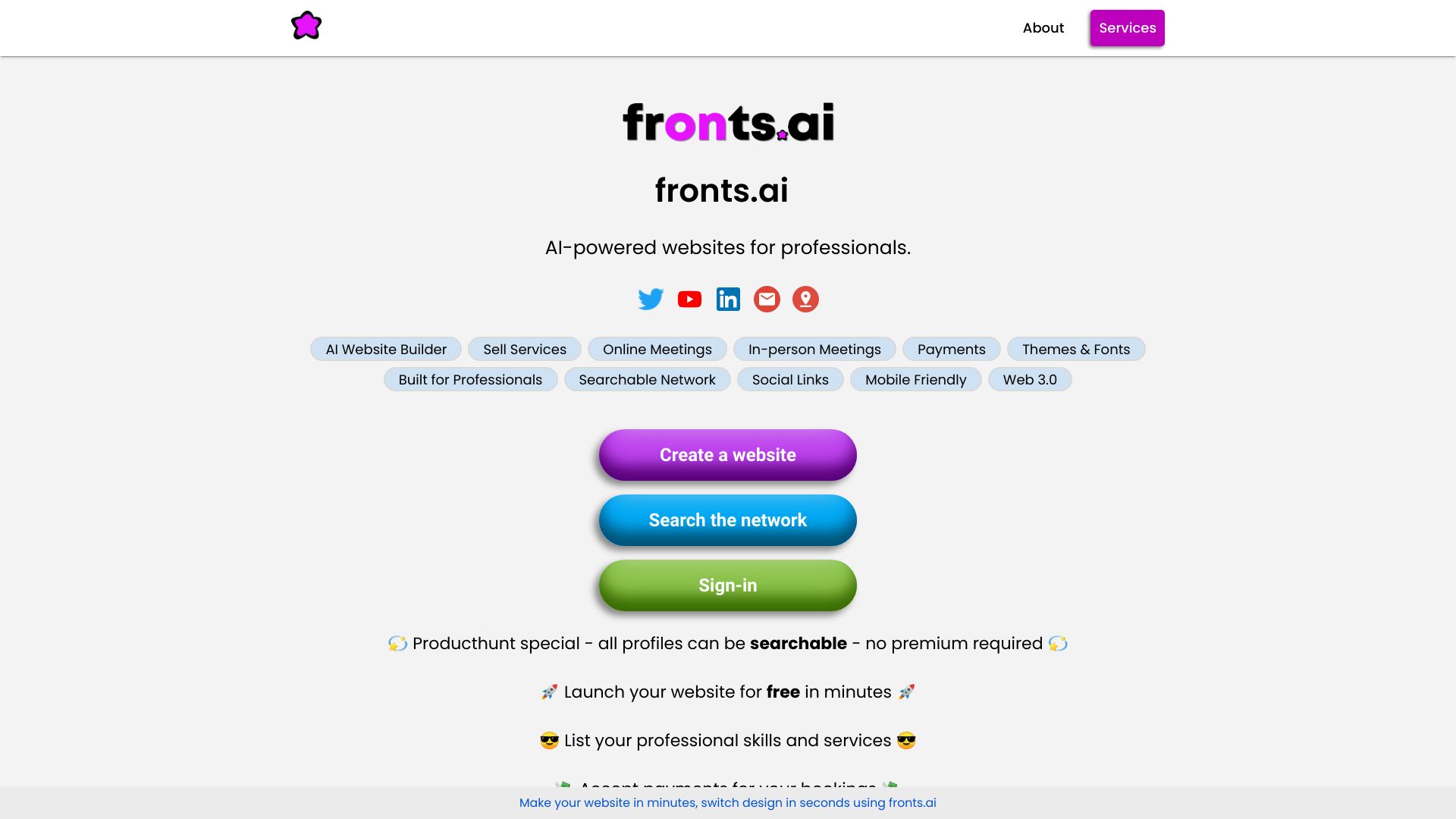 Fronts.AI logo
