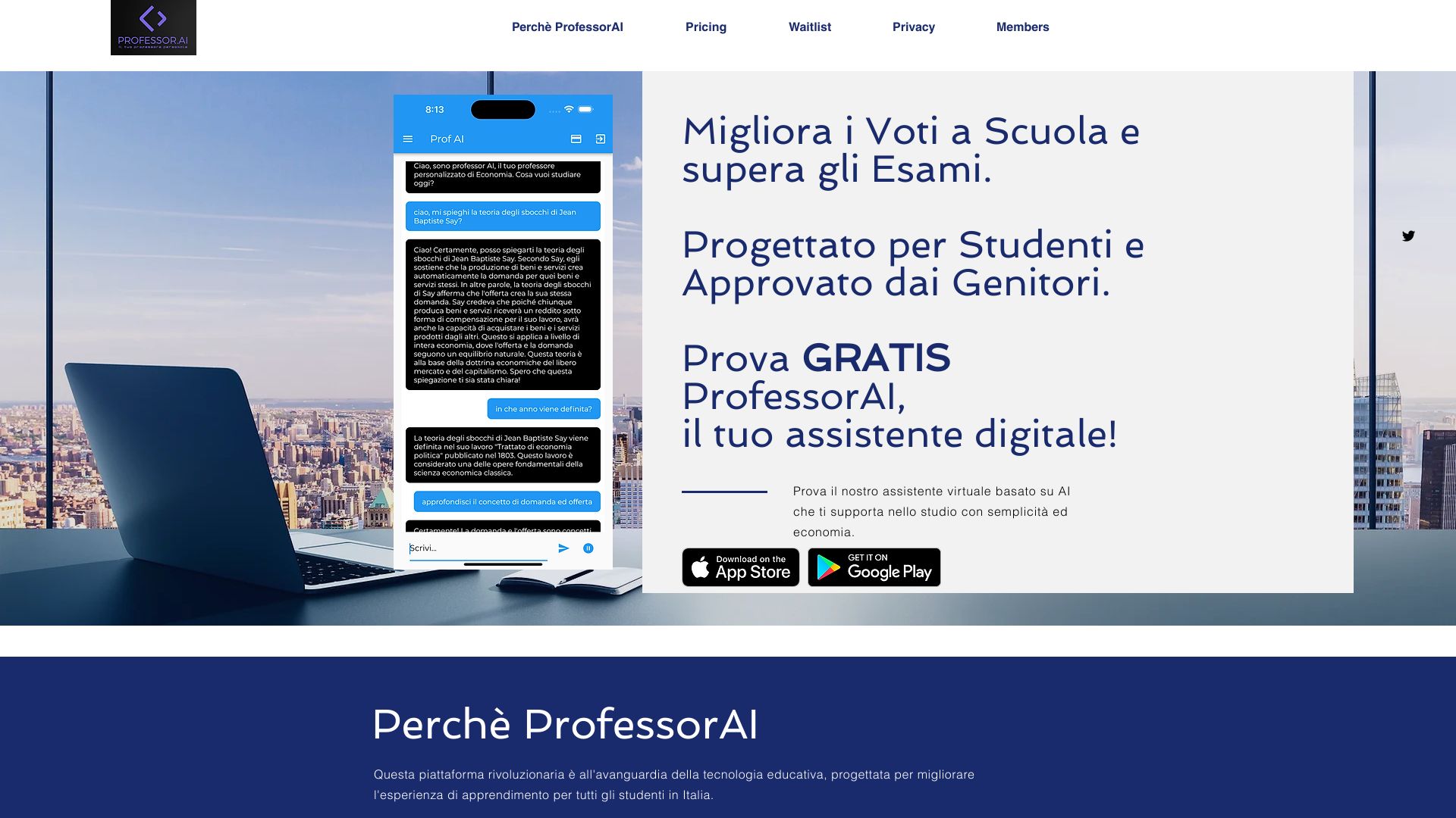 ProfessorAI logo