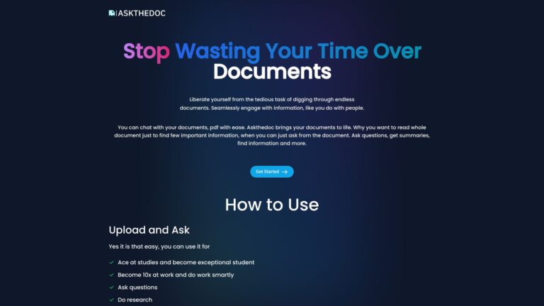 Powerful Askthedoc AI Tool Review