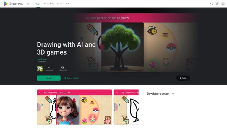 Innovative Drawing With AI And 3d Games AI Tool Review