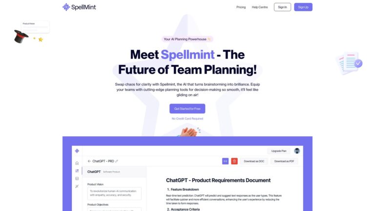 Free Spellmint AI Tool Review