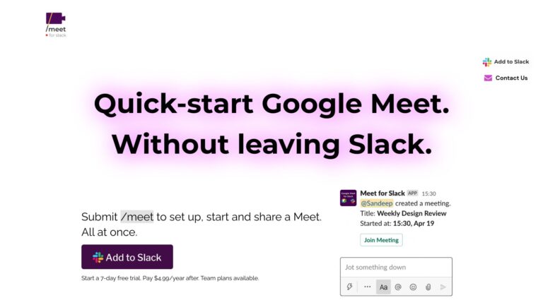 Trending Meet For Slack AI Tool Review