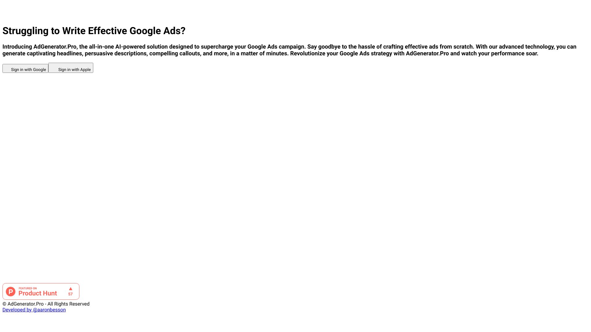 AdGenerator.Pro logo