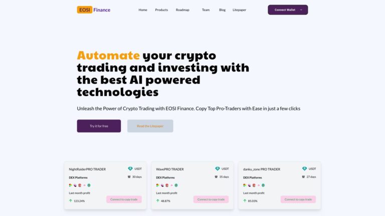 Powerful Eosi Finance AI Tool Review