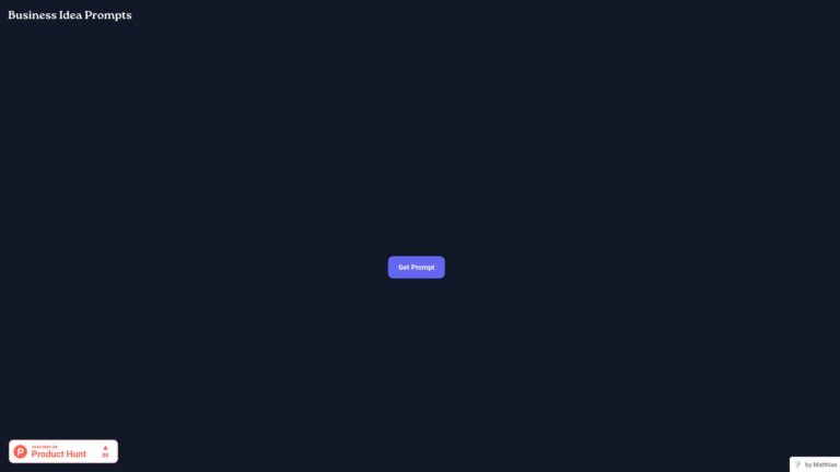 Popular Businessideaprompts AI Tool Review