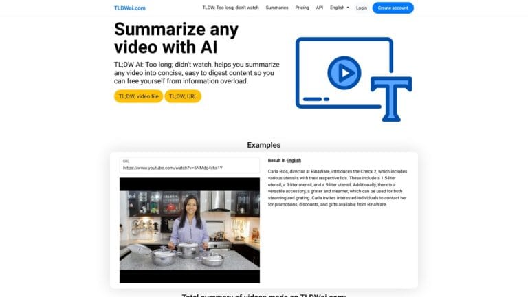 Popular Tldwai.com AI Tool Review