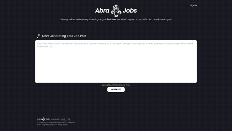 Powerful Abrajobs AI Tool Review