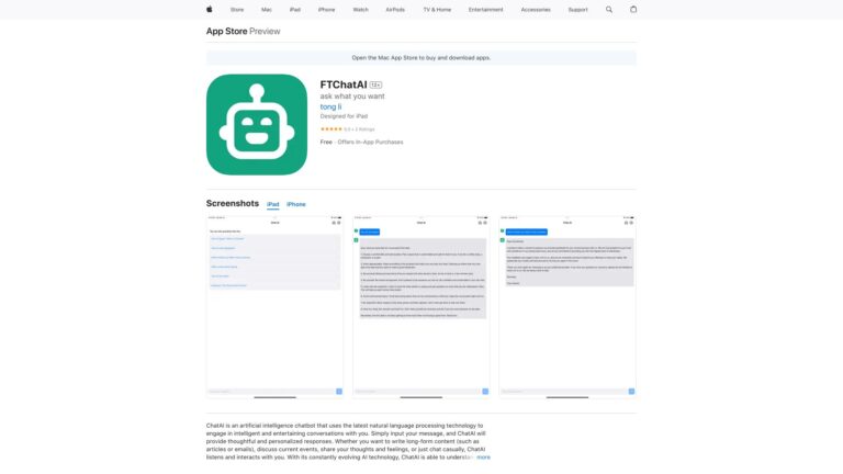 Advanced Ftchatai AI Tool Review