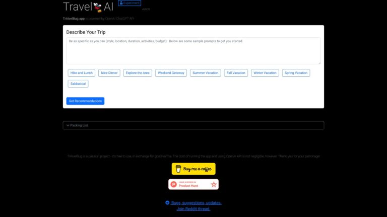 Innovative Traaivelbug.app & Voyage AI AI Tool Review