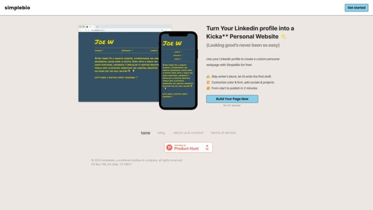 Best Simplebio AI Tool Review