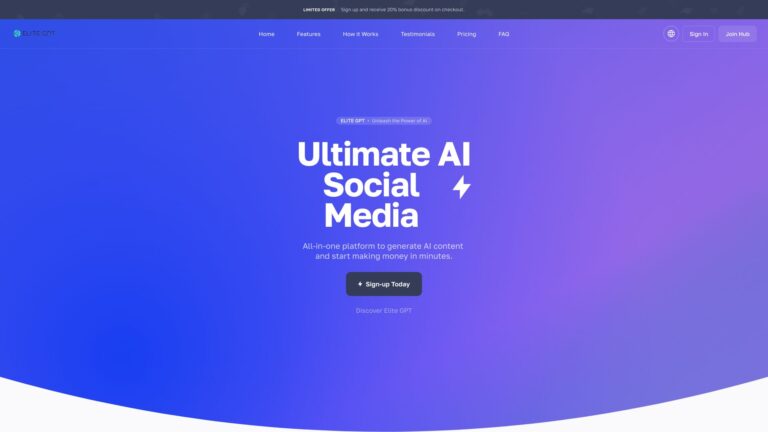 Free Elitegpt AI Tool Review