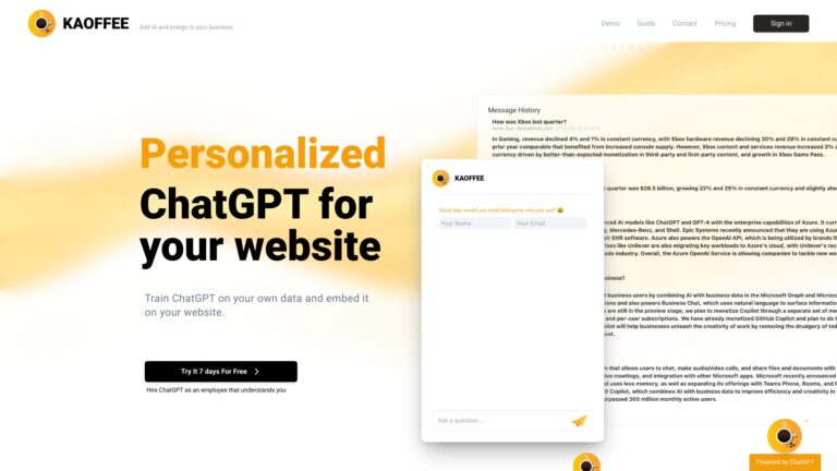 New Kaoffee AI Tool Review