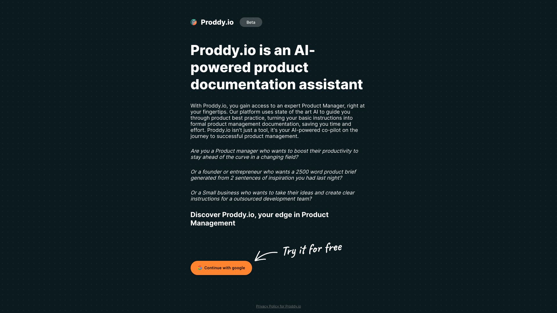 Proddy.io logo