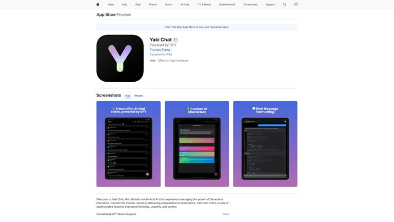 Innovative Yaki Chat AI Tool Review