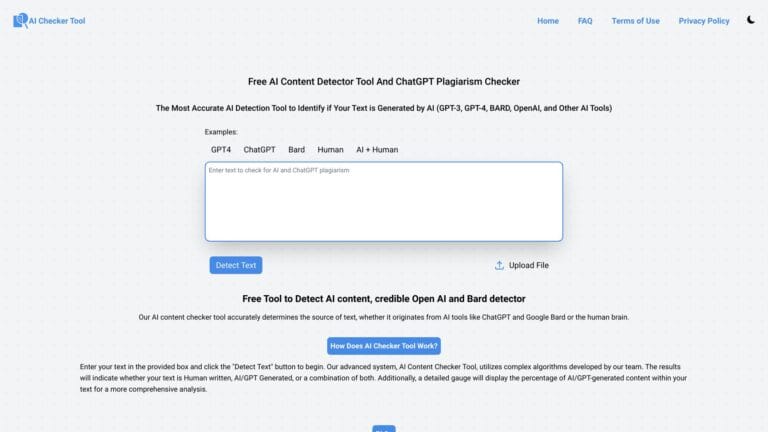 Innovative AI Checker Tool AI Tool Review