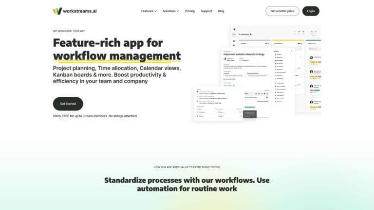 Free Workstreams.ai AI Tool Review