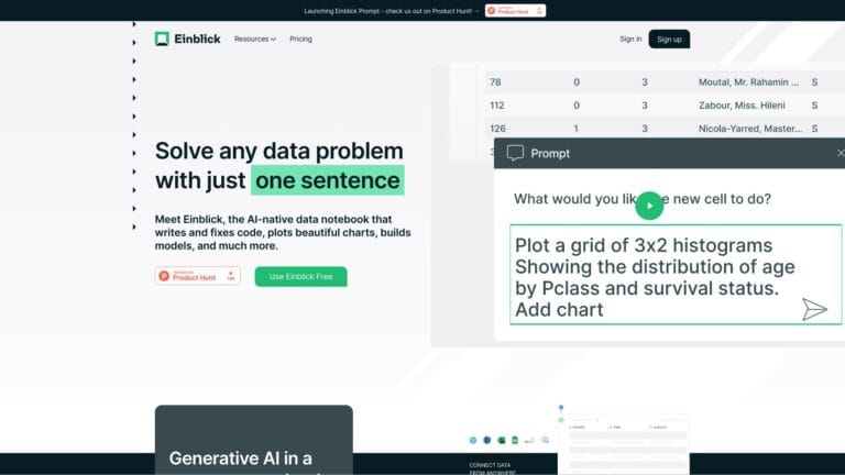 New Einblick AI Tool Review