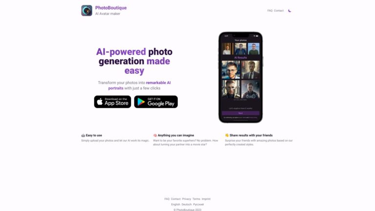 Advanced Photoboutique AI Tool Review