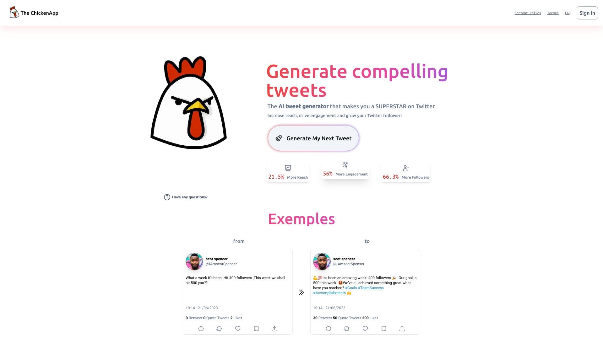 AI Tweet Generator logo